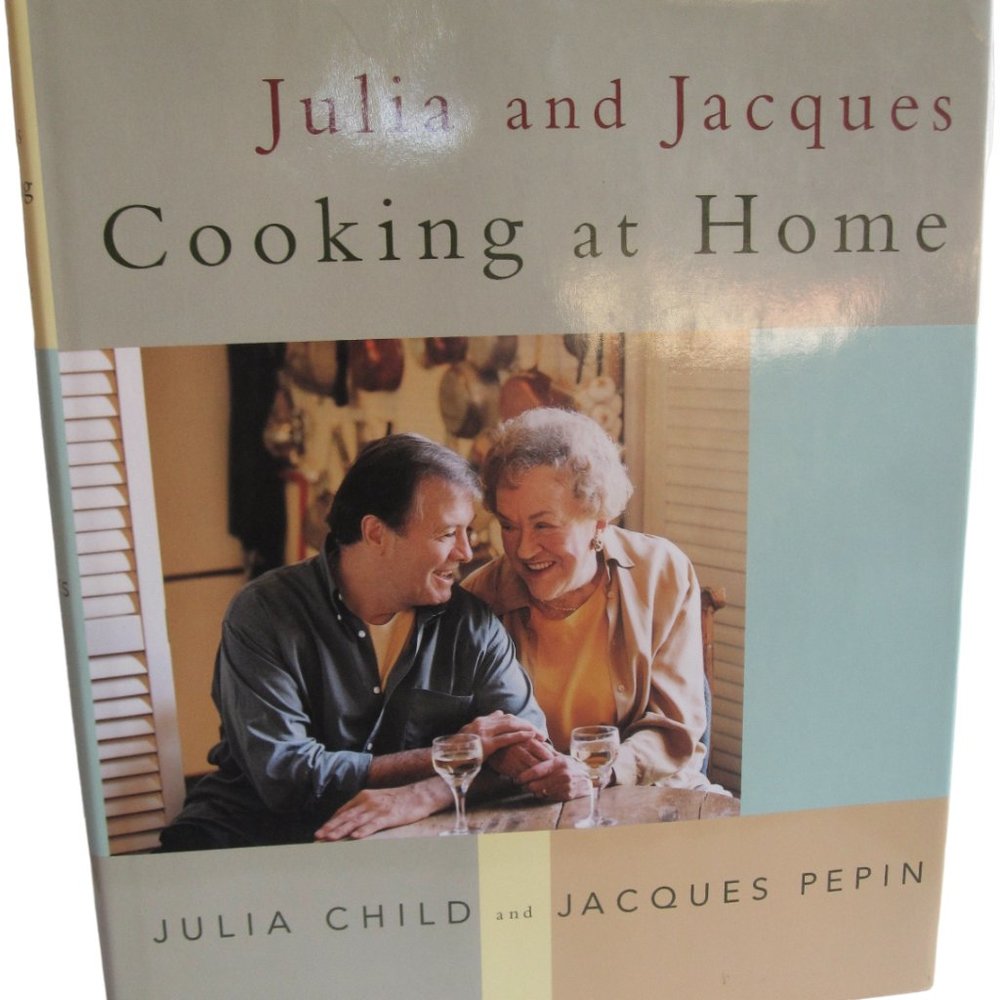Julia and Jacques Cooking at Home Jacques Pepin Julia Child Cookbook HC DJ